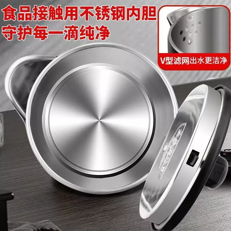 3L Kettle Electric 304 Stainless Steel Household 1500W High Power Portable