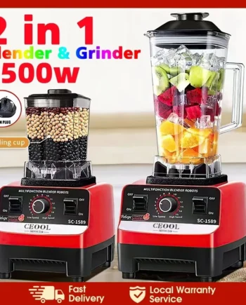 3L 4500W Heavy Duty Blender Pengisar Household Mixer Juicer High Power Blender Machine