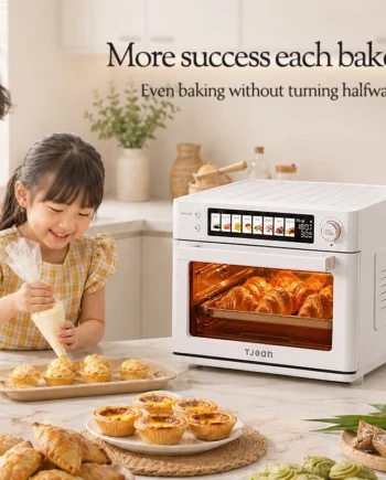 UBaker S1 Steam Oven | 800W Direct-Injection Steam | 30-250℃ Inverter Air Tech | With ±1℃ Precise Temp-Control Probe