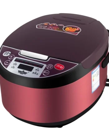 6L Big Rice Cooker Black Smart Screen Multifunction periuk nasi elektrik Non-Stick Rice Cooker For 3-10 People 多功能智能電鍋