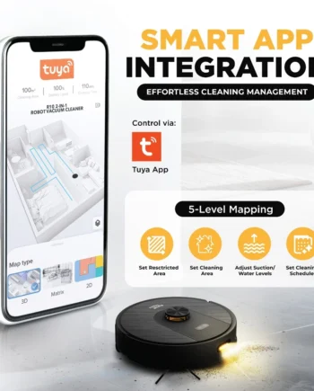 Russell Taylors Robot Vacuum Cleaner Vakum Robot LDS Navigation Auto Empty Station R10 PRO
