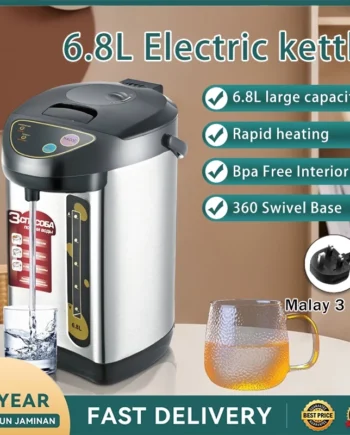 6.8L Stainless Steel Electric Kettle Large Capacity Rapid Heating water dispenser thermos water heater Thermo new packag