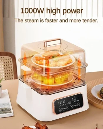 Electric Steamer Multi-Function Household Stainless steelFast Heating Hot Pot Kukusan Elektrik multi-layer steamer
