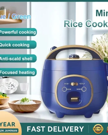 GT 1.8L Electric Rice Cooker Non Stick Fast Aluminium Inner Pot with Steamer Pengukus Periuk Nasi Elektrik