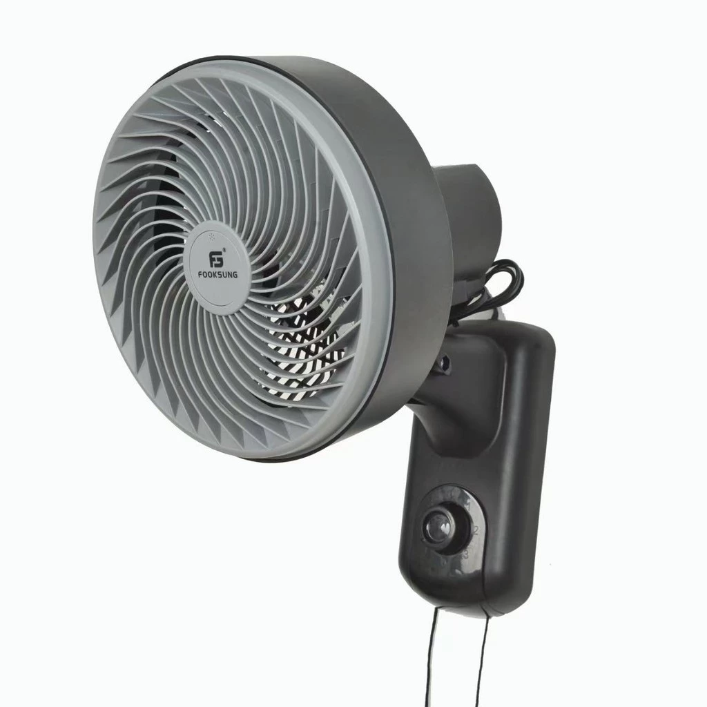 Jaminan waranty 1 Tahun wall fan 10 inch Kipas peredaran udara Silent dual-purpose air circulation kipas dinding