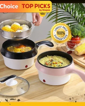 3 pin plug Electric Cooker Multifunction Frying Pan Mini Rice Cooker