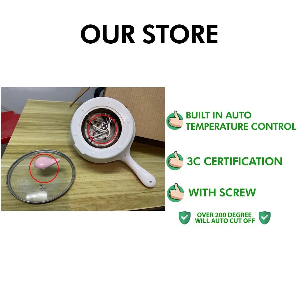 3 pin plug Electric Cooker Multifunction Frying Pan Mini Rice Cooker